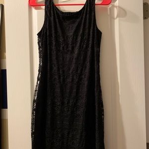 Little black lace dress